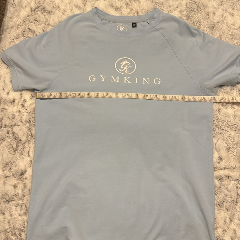 Gym King Men’s Light Blue T-Shirt size S - Picture 6 of 6